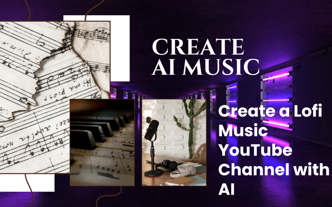 create AI music, create lofi music youtube channel